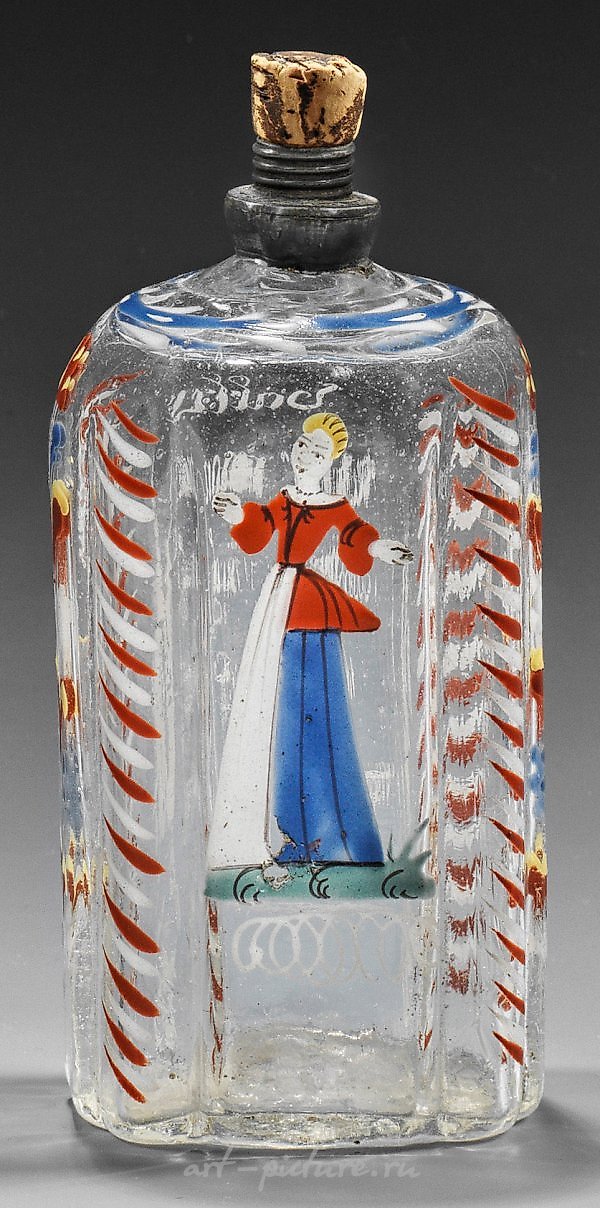 Schnapsflasche (German) - Schnaps bottle (English)