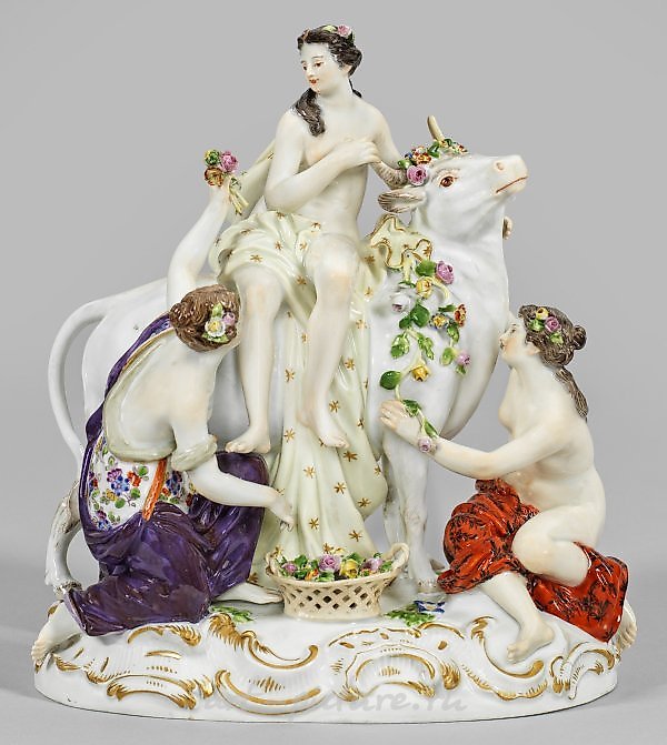 Mythological figure group "Europa on the bull"