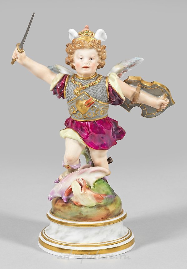 Amor als Held
In this captivating artwork, titled "Amor als Held" (Amor as a Hero), the artist skillfully portrays the iconic figure of Amor, also known as Cupid, in a heroic light. The composition is rich in symbolism and invites the viewer to expl