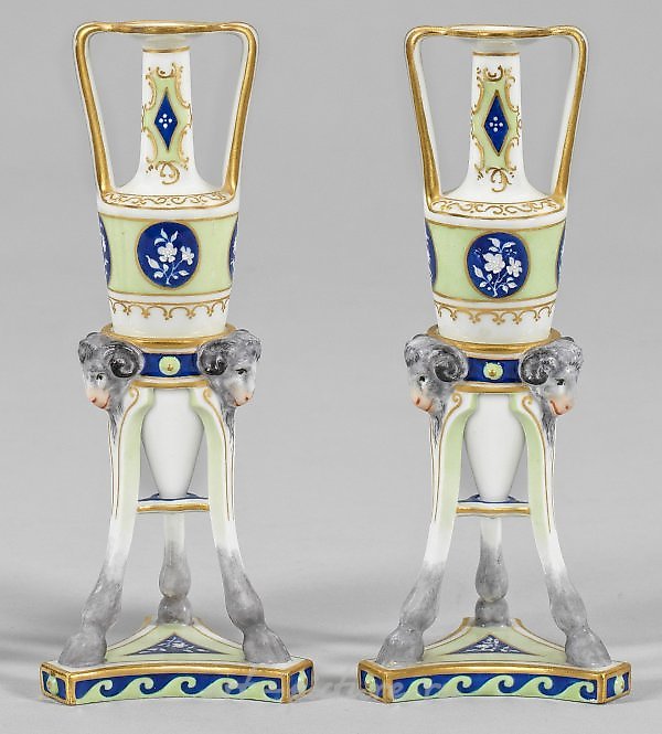 A few small amphora vases.