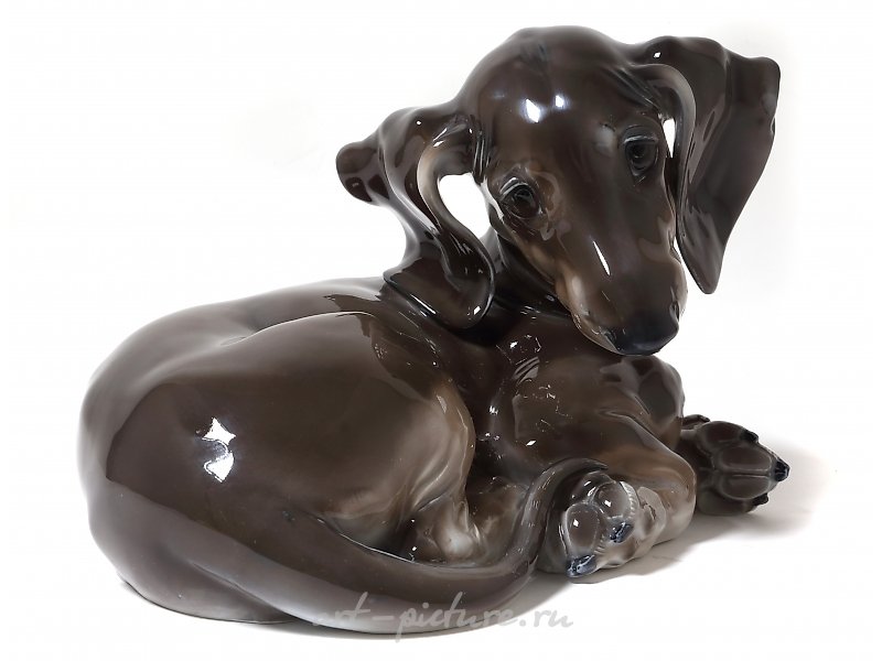 罗森塔尔 (Rosenthal) 瓷 figurine（雕像）"腊肠犬"