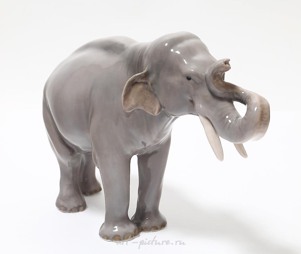 Elephant. Denmark, Copenhagen, Royal Copenhagen