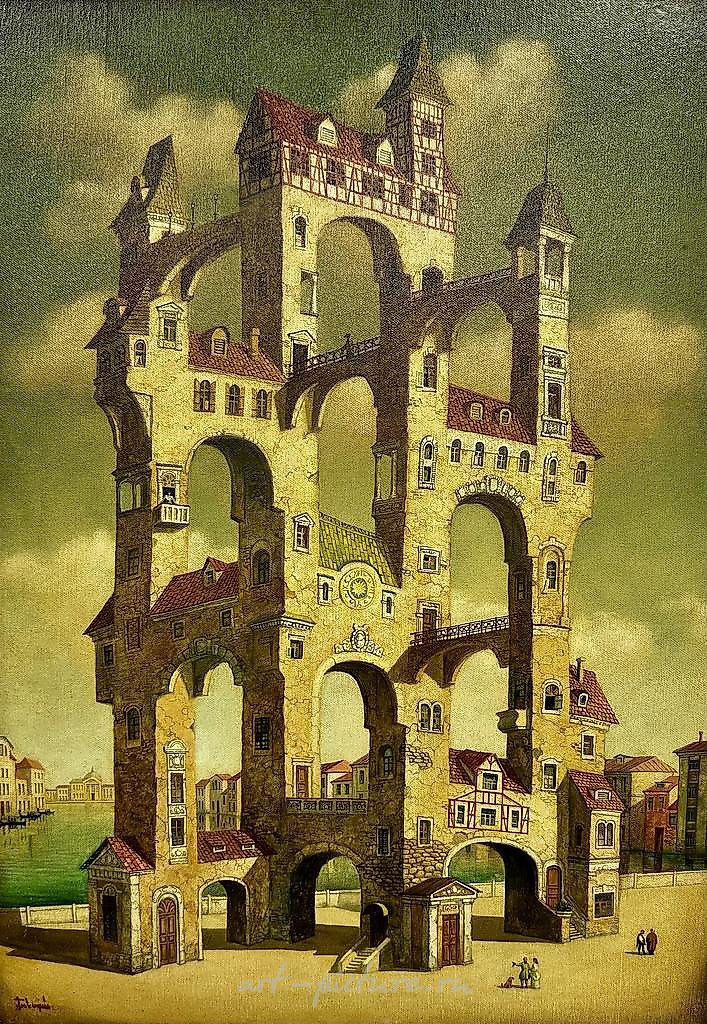 The translation of "Архитектурная фантазия" into English is "Architectural Fantasy."