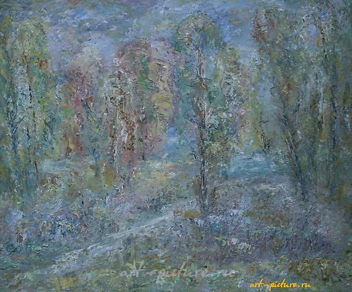 Сентябрь. Картон, масло. 48 х 58 см