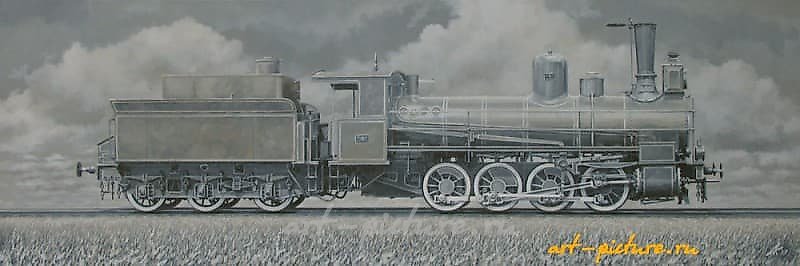 "夏季中" 油画,画布