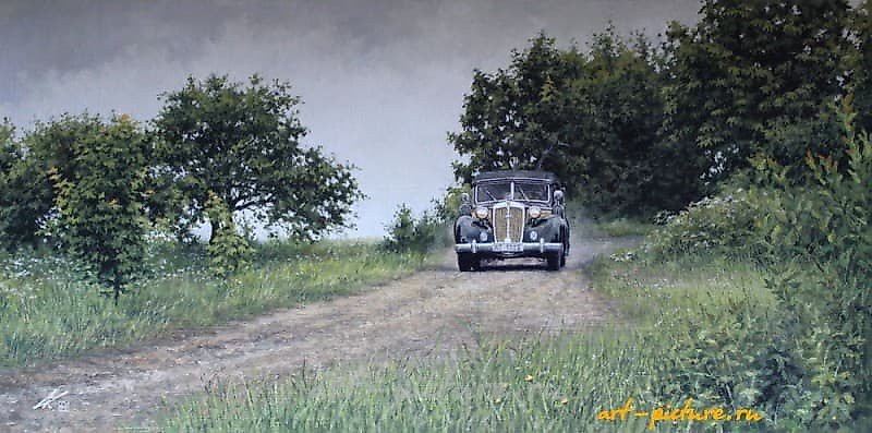 "Road Stories (Rural Path)" canvas, oil paint