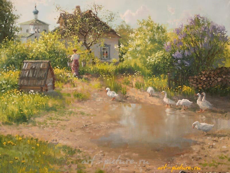 Благодатное тепло. масло, холст
