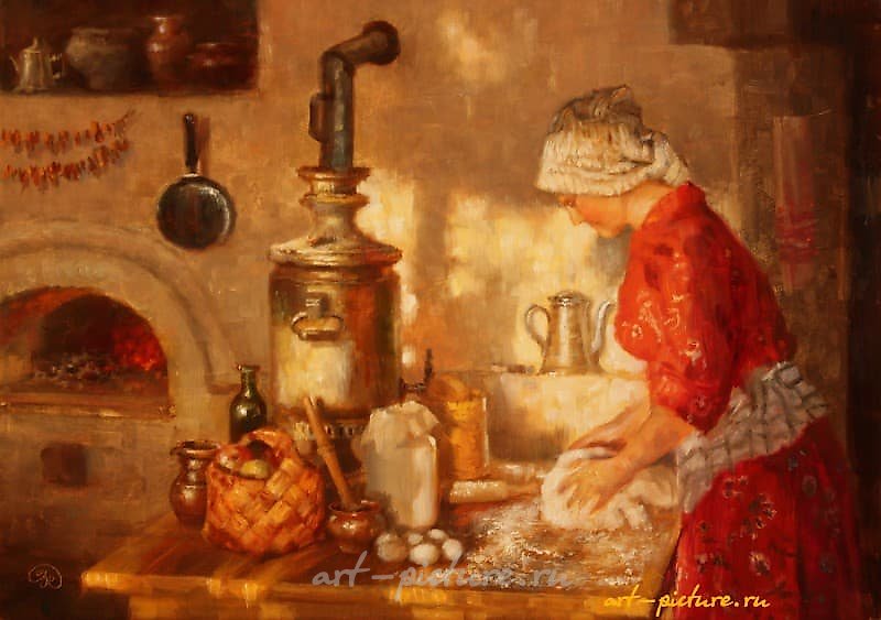 Ранним утром. масло, холст