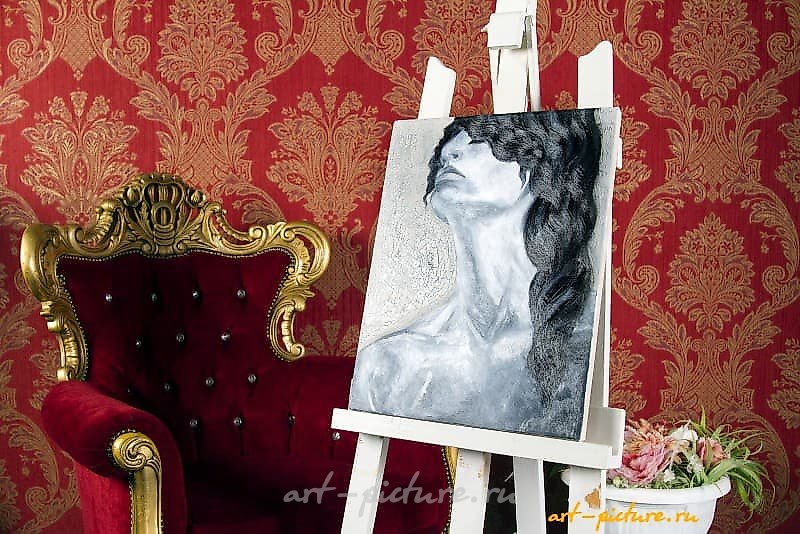 "Pleasure" Oil, acrylic, canvas on stretcher.