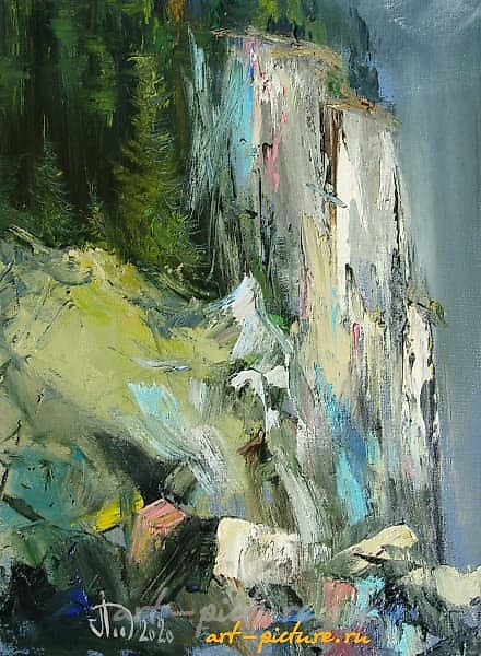 The translation of "Обрыв масло, холст" into English is "Cliff oil, canvas." However, the term "Обрыв" can also mean "break" or "breakage," so the context could affect the translation. If you have a specific context in mind, please let me know!