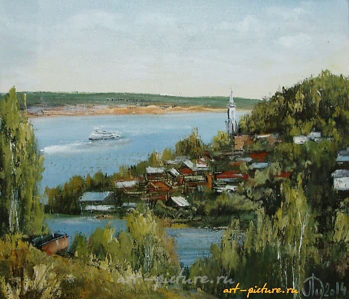 Плёс масло,холст