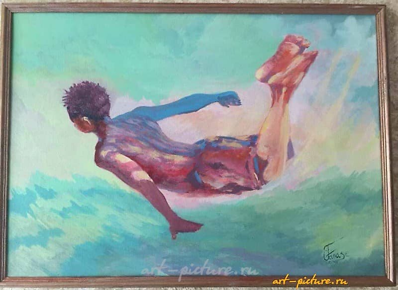 "Freedom canvas, acrylic"