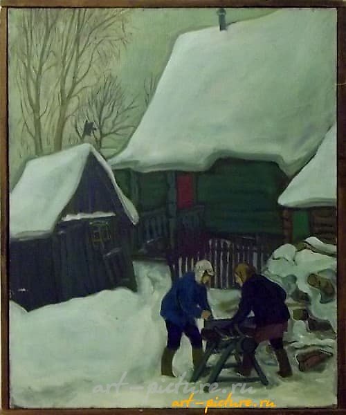 Без названия масло, холст 