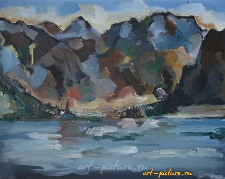 Montenegro. Liptsy. Canvas, oil. 49 x 62 cm