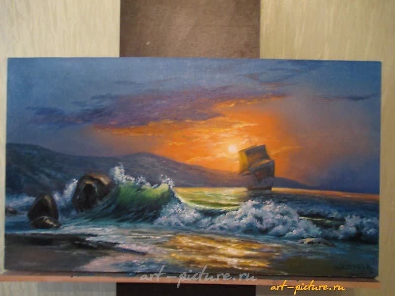 По мотивам Михаила Сатарова масло, холст
