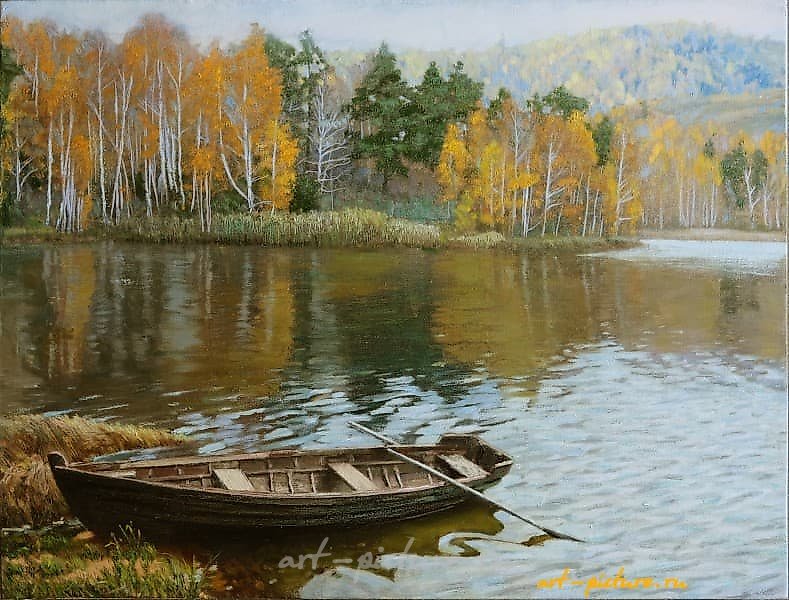 Дуновение холст, масло