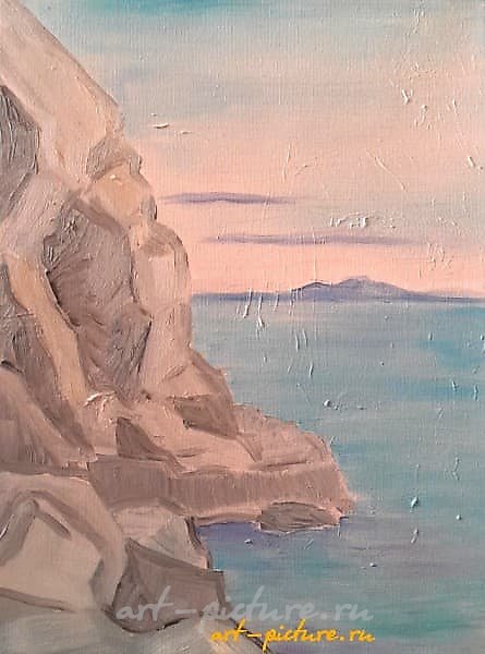 "Crimea. Native. Tenderness. Canvas, oil."