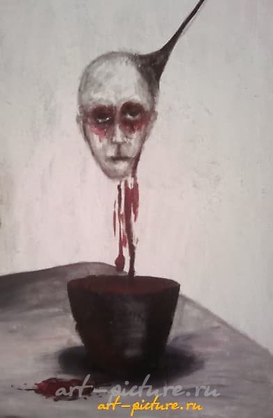 Кофе? ДВП,акриловые краски 