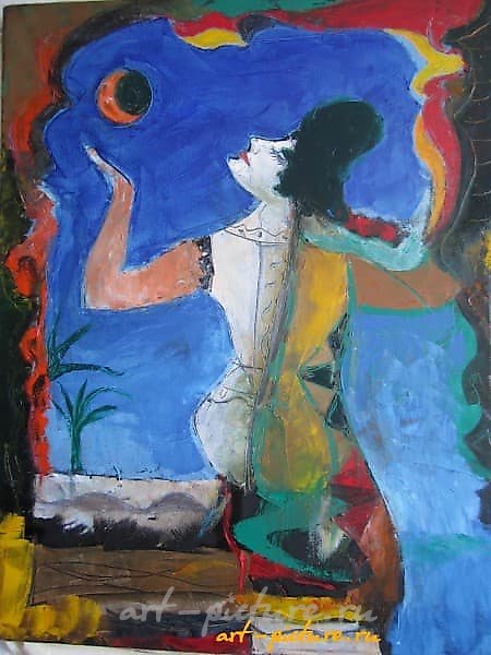 "Eclipse" (Canvas, oil)