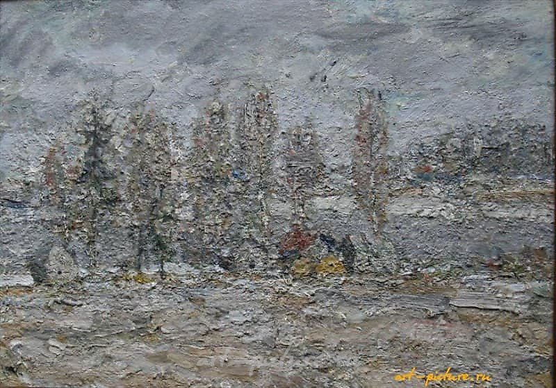 Autumn. D. Diva. Canvas, oil. 36 x 52 cm