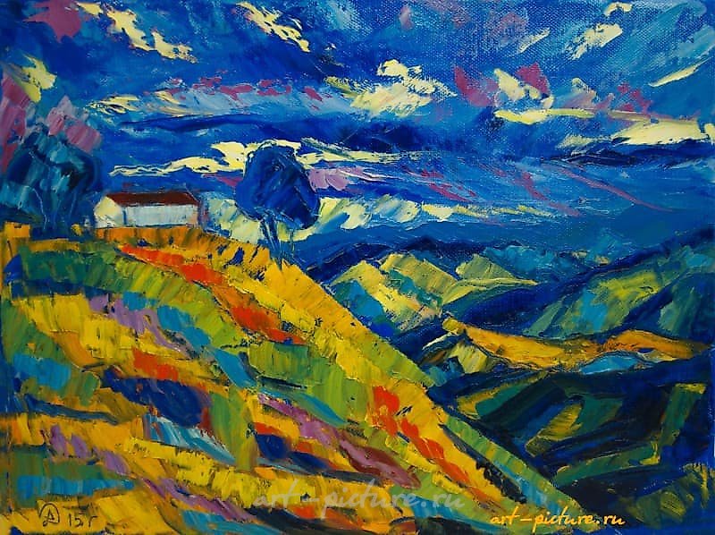 Таити масло, холст