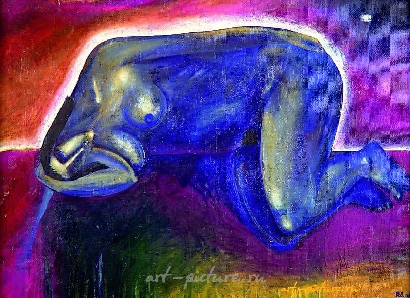 The translation of "Ночь Холст .масло" into English is "Night Canvas. Oil."