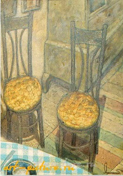 Серия «Женитьба Лиона» - «Далеко за полночь», 101 х 69 см. Холст, масло.