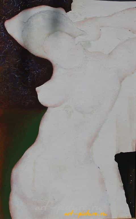 Desnudo. Tempera. Леонель Ванегас (Leonel Vanegas)