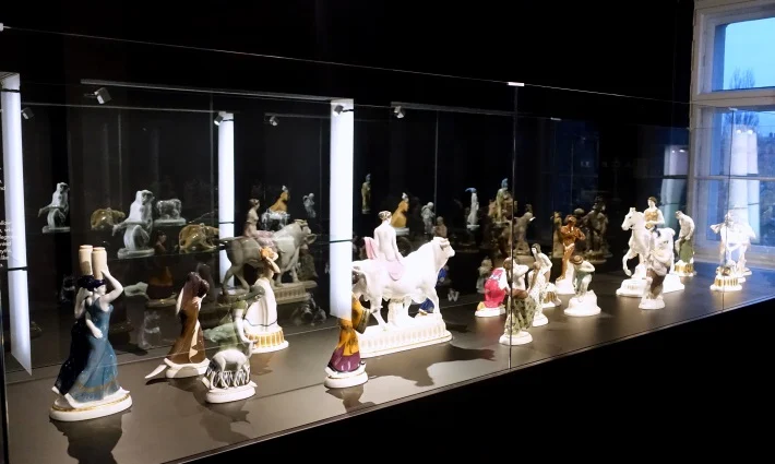 Figures from KPM's famous 'Wedding Procession' set, c. 1905