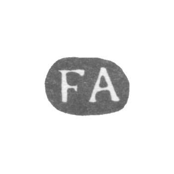 艾伦尼乌斯·法比安·弗雷德里克的标志-列宁格勒-缩写为"FA"