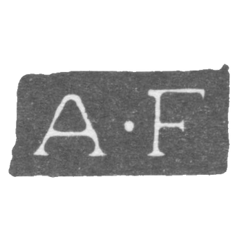 弗什泰特·亚伯拉罕(Forstedt Abraham)的标志-列宁格勒-缩写为“A-F”。