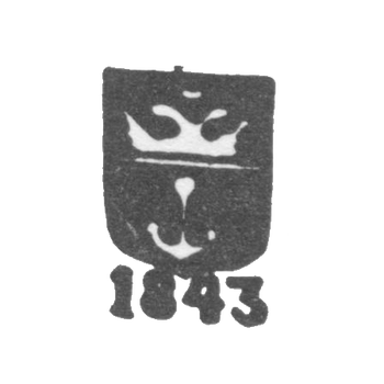 1843-1844 年 О德萨的“双头鹰和 я”