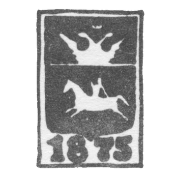 Polozka 1875-1880 "The two-headed eagle and rider."