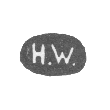 维格斯特姆·亨利克大师克莱莫 - 列宁格勒 - “H.W”的首字母