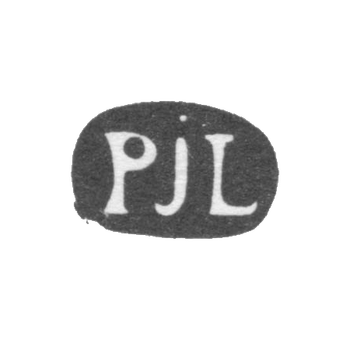 1908年以后,列宁格勒的一位不知名的大师的克莱莫-PJL的首字母.