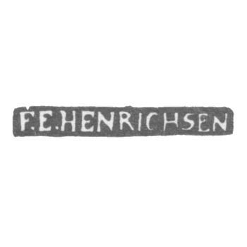 克莱莫大师亨利希森 F. E. - 列宁格勒 - “F.E.HENRICHSEN” - 1870-1890年.