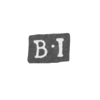 Клеймо мастера Иконников Василий Петров - Москва - инициалы "В-I" - 1762-1800 гг.