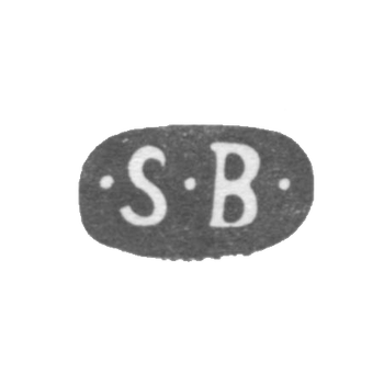 Claymo of an unknown master of Narva - initials of SB - 18th century