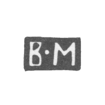 Klemo, unknown master of Moscow, initials of V-M, 1766-1793.