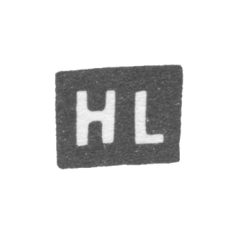 Клеймо мастера Лассас Генрих - Ленинград - инициалы "HL"