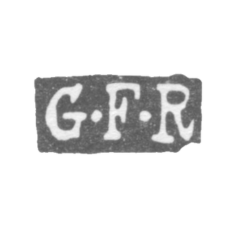 未知大师的污名 - 首字母“ G-F-R” -1846-1849。