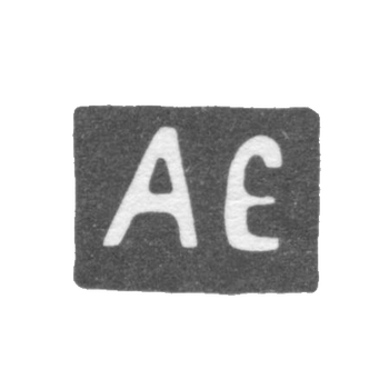 Klemo Master Egorov Alexander Sergeyev - Moscow - initials AE - 1868-1897