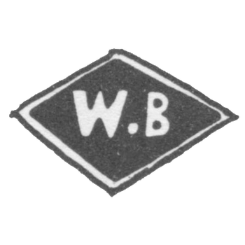 1892年 明斯克未知大师的克莱莫 - “W.B”号首字母.