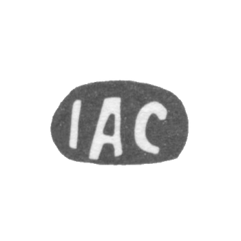 西特尼科夫大师伊凡·阿列克谢耶夫 - 红色 - 首字母“IAS” - 1896年.