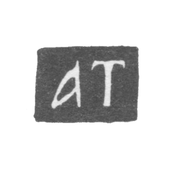 The stigma of the master Tukalov Alexei Fedotov - Yaroslavl - initials "AT" - 1774-1801.