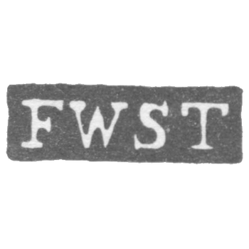 Клеймо мастера Веннерстрем Олоф Фредерик - Ленинград - инициалы "FWST"