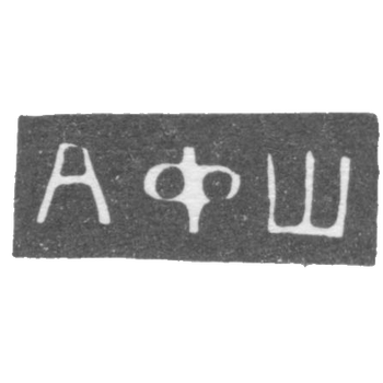 Claymo Master Schustin Alexei Fedorović - Moscow - initials of AFS 1908-1913.