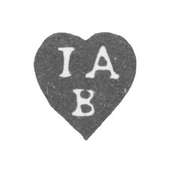 Claymo of an unknown master of Moscow - initials of IB - 1744.
