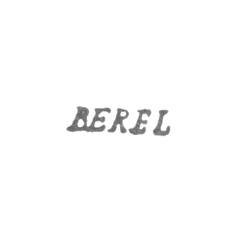 贝雷尔大师的印记 - 列宁格勒 - 首字母"BЕREL"