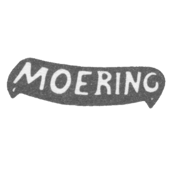 克雷莫大师穆林 约翰·戈特弗里德 - 塔林 - “MOERING”的首字母